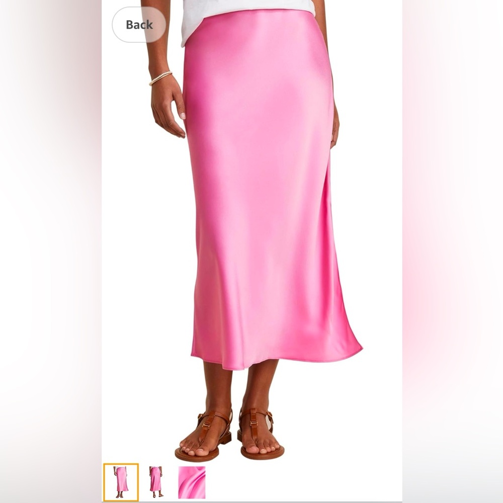 NWT Vineyard Vines XL Silky skirt -Tea Rose